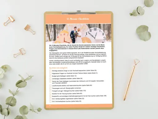 Hochzeits-Checkliste mit vielen Tipps. Kostenlose druckvorlagen hochzeit kostenlos helfen bei der Planung.